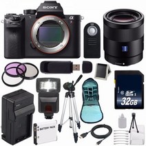 Sony a7R II 소니 알파 미러리스 디지털 카메라 55mm 렌즈 번들 92