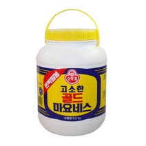 오뚜기 마요네스은박밀봉3.2kg/마요네스/마요네즈/마요/오뚜기/식자재/고소한마요네즈/마요네즈요리/소스종류/, 마요네스(은박밀봉)3.2kg