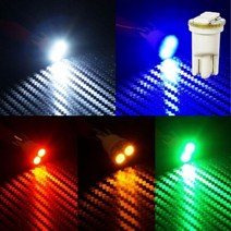 12V 24V 차량용 T10타입 5050 3칩 2발 LED전구, 선택_24V_옐로우LED