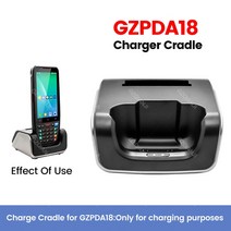바코드 스캐너 인식 리더 GZPDA05 PDA 바코드 스캐너 전용 충전 크래들 핸드헬드 안드로이드 9.0 2G 16G, 04 GZPDA18Cradle_04 EU