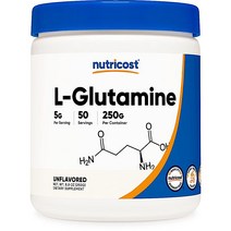 뉴트리코스트 L-글루타민 L-Glutamine 250g, 1개