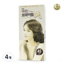 라이브잇 유한양행 매직브라이트순 염색제, 28개, 45 갈색