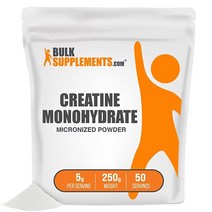 BulkSupplements.com 크레아틴 모노하이드레이트 파우더 250g/8.8oz, 8.81 Ounce (Pack of 1)