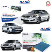 자동차 외기필터 외부 여과기 로체이노베이션 에어컨필터 활성탄 로체어드밴스 헤파필터 향균필터, 초미세먼지 헤파 활성탄필터, 로체(구형)/어드밴스(~07.11/GG103)