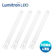 [A/S 1년보장]루미트론 형광등 4핀 LED 19W (FPL32W/36W 대체) x 4개입, 주광색(하얀빛)