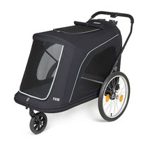 애완동물 자전거 바구니 캐리어 산책 공원 펫 스쿠터, R8 그레이 4륜 모델