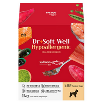 더독 강아지 노령견 닥터소프트 웰 하이포알러지 사료, 6개, 1kg, 연어