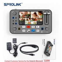 호환가능 비디오스위처 개인방송장비 SPROLINK NEOLIVE R2 비디오 믹서 스위처 멀티 카메라 4x HDMI 호환, 01 SPROLINK NEOLIVE R2