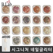 뷰랩 - 시그니처 글리터 네일아트 재료 도구 젤네일 셀프네일, 13_BG18