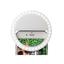 [지노] 휴대폰 LED 셀카조명 셀피조명 셀카 링라이트, 화이트
