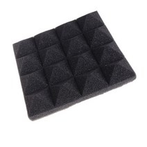 2525cm 5cm 두께 음향 패널 방음 스튜디오 폼 처리 방음 우수한 방음 장식, bk