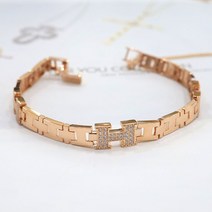 메르시주얼리 14k 18k 에이치 유닛 체인 팔찌