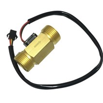 [JS] 황동 유량 센서 2 ~ 45L/min npt 3/4 탭 스레드 NPN 펄스 신호 3-18Vdc 또는 홀, 01 DC3-18V