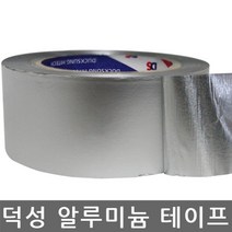 덕성 알루미늄테이프 은박 이형지없음 0.03Tx50mmx100M, 1개
