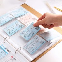 투명 4종 인생네컷 보관 포토카드 포카 스크랩 폴라로이드 앨범 바인더 포토, A타입 8칸