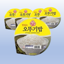오뚜기 맛있는 밥 흰밥 쌀밥 210g, 210그렘 24개