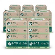 깨끗한나라 올그린(생분해) 물티슈 캡형 70매 4입 X 8pack