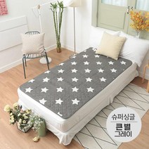 빨아쓰는 캠핑 전기요 미니 전기장판 1인용 2인용 워셔블 캠핑용전기매트, 슈퍼싱글, 큰별