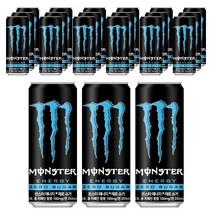 몬스터에너지 제로슈거 355ml, 15개