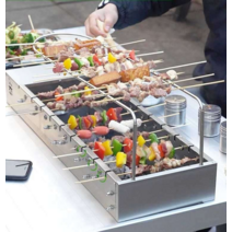 양꼬치기계 꼬치구이 바베큐 자동 회전 그릴 캠핑, 표준 자동 모델