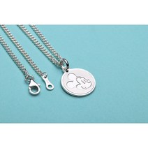 미아방지목걸이팔찌 실버 / 미키미키 목걸이 팔찌 세트, 목걸이