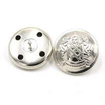 명품단추 수입 고급금속 단추 코트 바느질 12-30mm 레트로 할로우 구리 셔츠 생크 옷 장식 버클 액세서리, 04 B3-13-Silver_03 18mm