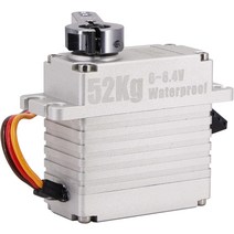 BETU 52kg 브러시리스 서보 풀 알루미늄 케이스 및 스테인리스 스틸 기어로 제작된 하이 토크 및 워터포프, 한개옵션0