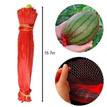 수박망 애플수박망 호박망 수박지지대 수박망그물 100pcs 과일 플라스틱 메쉬 가방 수박 멜론 성장 보호 그물 뜨거운 온실 야채 졸라 매는 끈 나일론 핸들 가방 14, 100개
