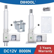 액추에이터 전동실린더 전기 선형 dc 12v 차고 문 모터 컨트롤러 8000n 600kg 부하 tv 리프팅 칼럼 900mm, 650mm 스트로크, a1 유형