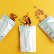 [이지포장]AL은박 지퍼스탠드 포장지-(13X20 100매), 1팩