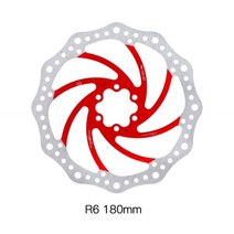 R6 R7 브레이크 디스크 Mtb호환 160 180Mm 로터 유압 자전거 기계식 가위 Disco De Freno Mountain Bike Freio Hidraulico, R6 180 red