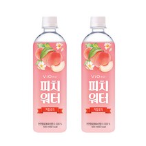 코카콜라음료 휘오 피치워터 500ml PET 24, 24개