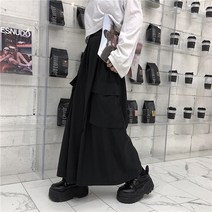 설온 여성 와이드핏 롱 치마 바지 바게치