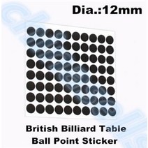 35mm 30pcs 포인트 스누커 풀 당구 화이트 볼 로케이터 스티커 큐 볼 로케이터 스티커 테이블 볼 포인트 스티커, 스누커 96pcs, 협력사