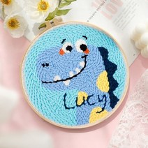 diy 자수키트 스티치 바느질배우기 미국플러그시아 장식 실 수제 재봉 액세서리 후프 크로스 스티치 찌름, 5