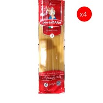 [더착한푸드]스파게티(3번 자라 500g) 4개 식자재마트 대용량 업소용 스파게티 스파게티면 스파게티
