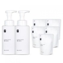 생활공작소 핸드워시 청포도향 500ml 2개 + 리필 400ml 5개, 2세트