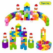 소프트Y블럭 83P 대용량 성 쌓기놀이 유아 소프트블럭