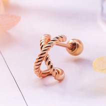 [골드팡]14k/18k 엑스로프 피어싱