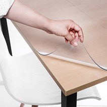주식회사 쾌청 [무독성]유리대용 원형투명매트, 원형매트 3mm