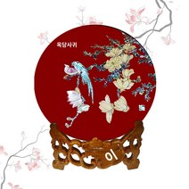 나전칠기 나전칠기보석함 새로운 양주 칠기 수제 색상 자개 양주 풍경 장식 수공예 스승의 날 비즈니스 문화 선물, 유색달팽이-유탕 풍부하고 고귀한-붉은닭날개나무
