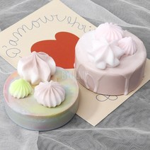 머랭 금형 몰드 6구 (4개세트 / 1개 )케이크 디저트 캔들 생크림 데코 DIY 실리콘틀