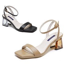 세라 [세라] SAERA S21S404 샌들 베이지 블랙 6CM