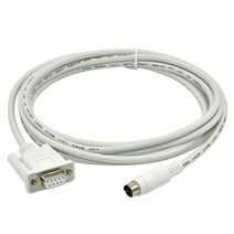 FX PLC 프로그래밍 케이블 RS232 다운로드 라인 미쓰비시 FX0N/1N/2n/ 0S/1 S/3U 시리즈에 적합한, 01 White-Economic_01 2m