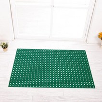 아연철매트 현관매트 미끄럼방지 생고무 그린 주목