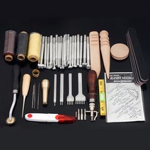 leathercraft 가죽공예공구 가죽공예도구 가죽공예기구 가죽공구 세트 공방공구, 가죽공예 도구세트A
