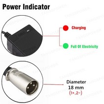 36V 리튬 배터리 42V 3A 전기 스쿠터 충전기 3 핀/4 핀 XLR 소켓/커넥터와 자전거, [03] UK, [01] 3PIN