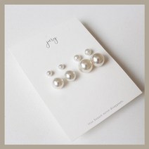 정장귀걸이 진주귀걸이세트 4set 랜덤디자인