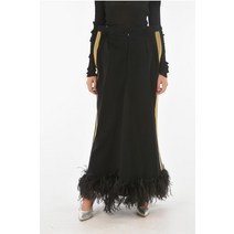 Maison Margiela FEATHERED BOTTOM 울 스커트 S29CT0909 S52423 900