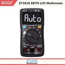 ZT102A EBTN LCD Digital Multimeter TRMS AC DC Voltage Current Temp Ohm Frequency Di [C00023954], 01-ZT102A-23954